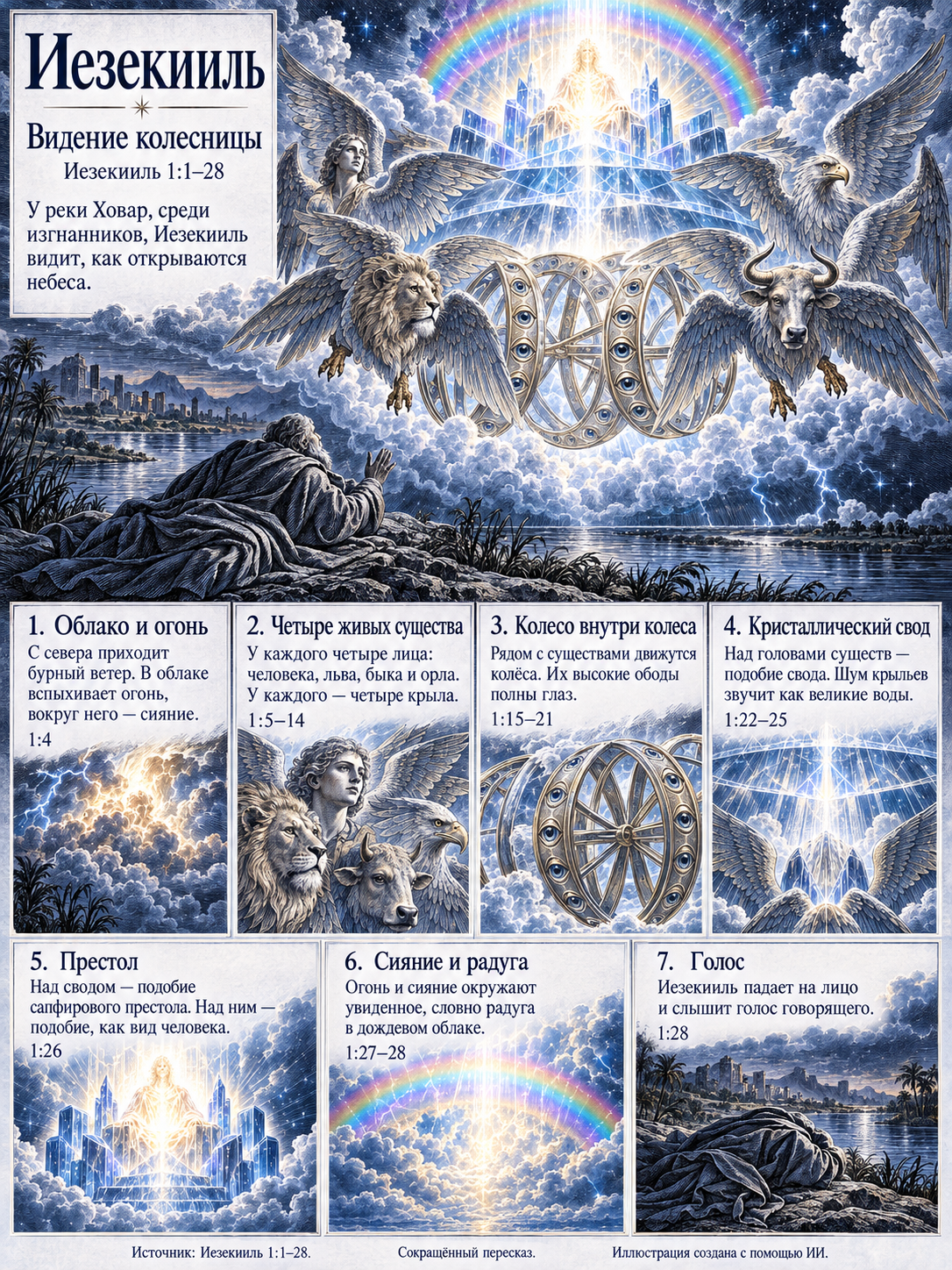 Иезекииль · Видение колесницы